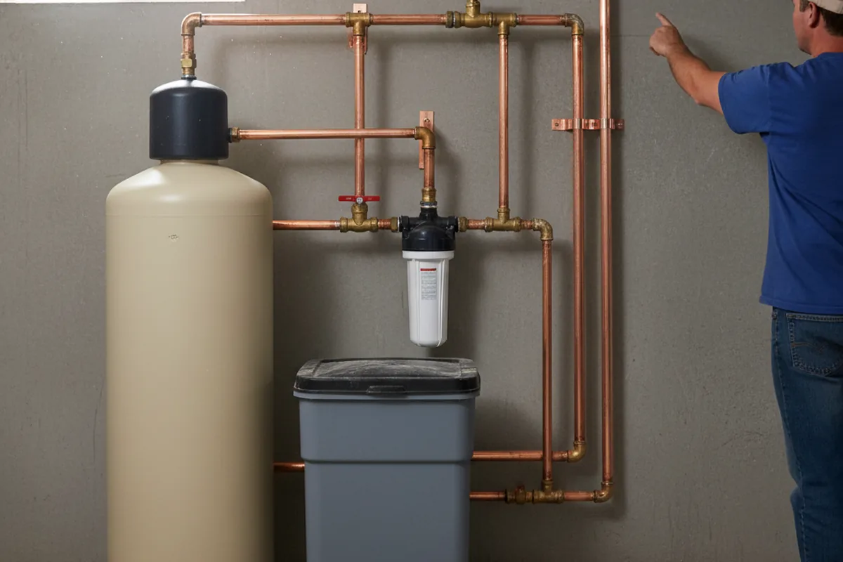 Whole-house water treatment system installed in Lapeer
